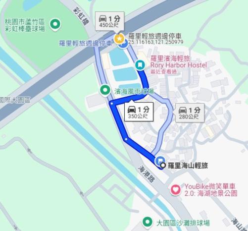 羅里濱海輕旅 Rory Hostel Luzhu Eksteriør billede